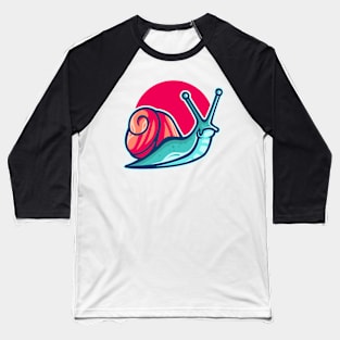 Snail Mascot Baseball T-Shirt